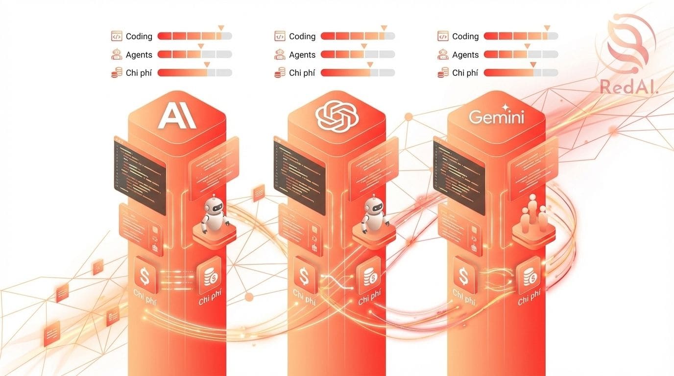 Claude Opus 4.5 vs GPT-5.1 vs Gemini 3 — So sánh hiệu năng coding, agents và chi phí (Nov 2025) - AI Technology | RedAI Blog